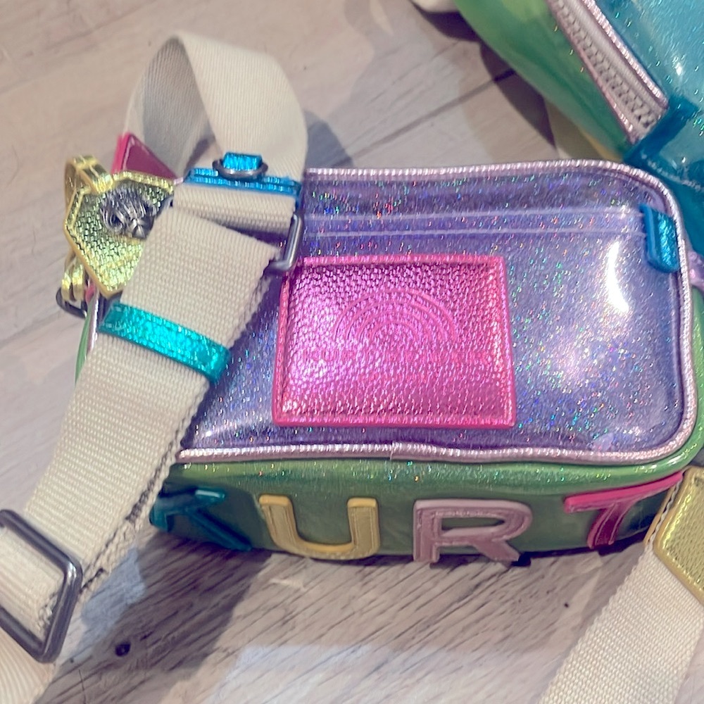 2 set KURT GEIGER Transparent Backpack and Crossbody.. barely used, like new - Picture 2 of 12